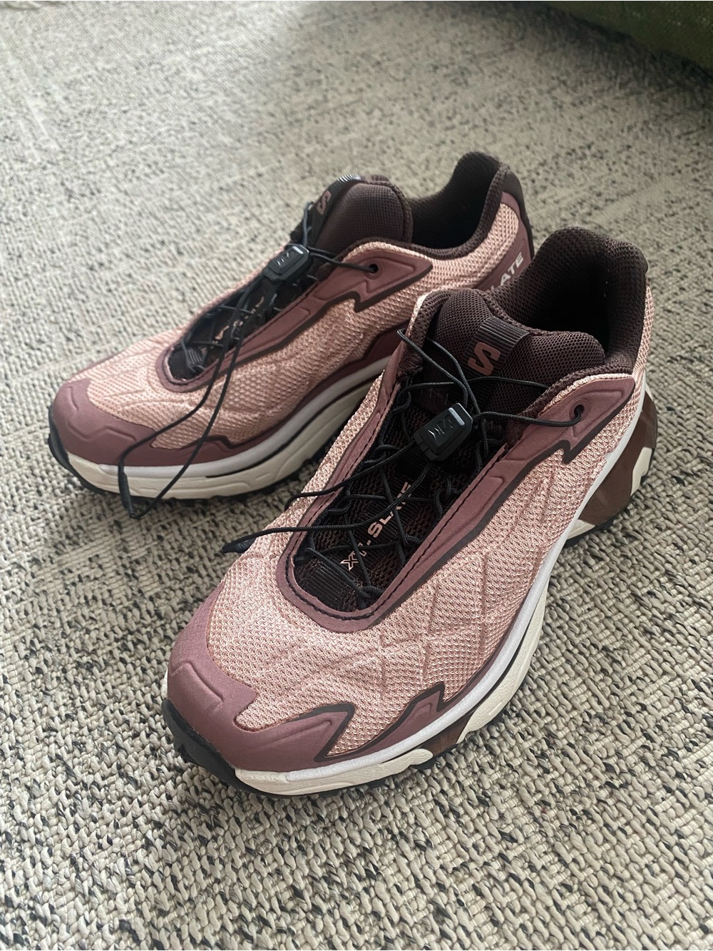 Salomon X-Slate Pink and Burgundy